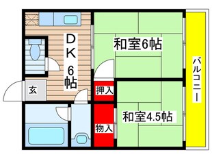 サンシャイン中川の物件間取画像